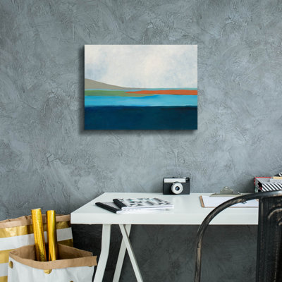 «Layered Earth 4» par Jan Weiss, art mural sur toile