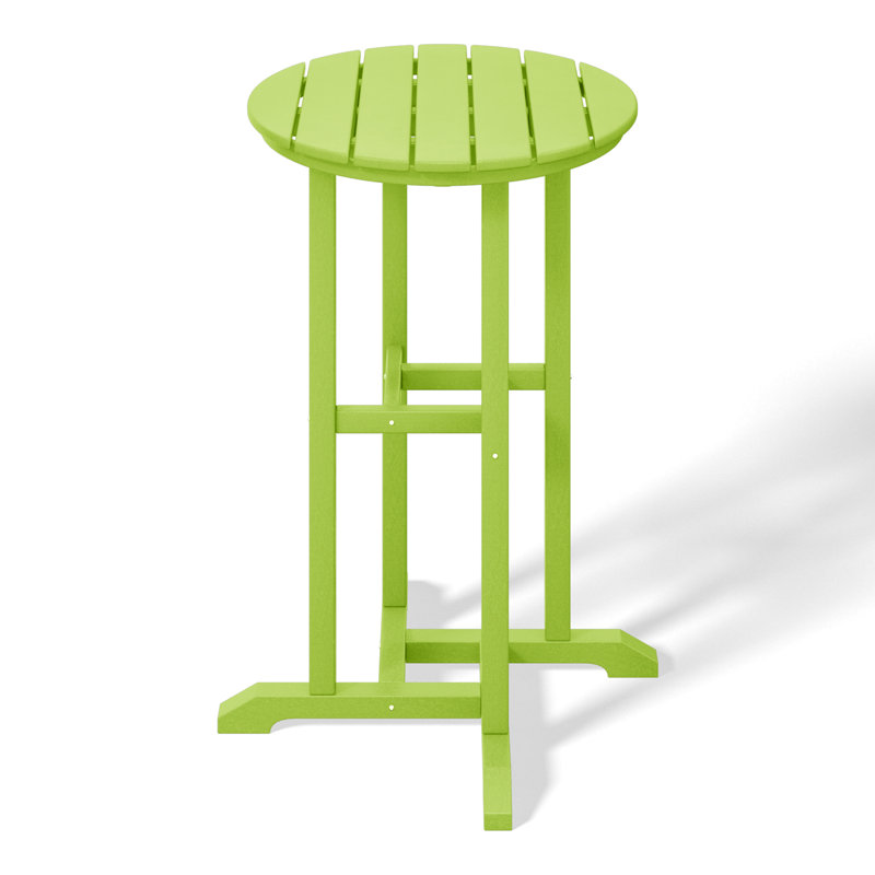 Laguna Round Outdoor Bar Table, Green