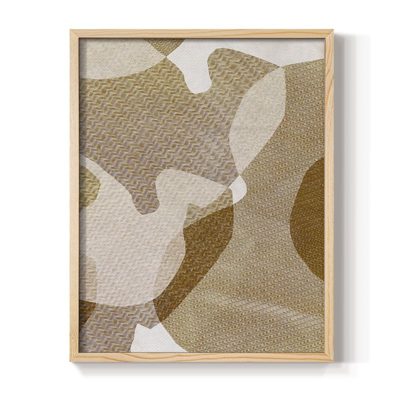«Texture Desert II», reproduction encadrée - bois massif, H 30 po x l 24 po