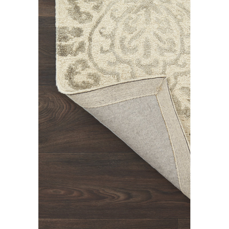 Veilleux Wool Geometric Indoor Rug, Rectangle 9'3" x 13'