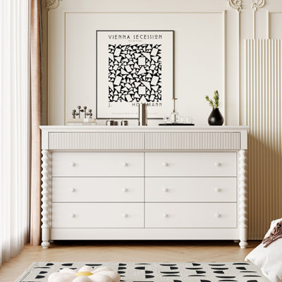 Simple White Entrance Cabinet 62.9'' Sideboard