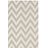 Vanderhoof Hand Woven Flat Weave Wool/Cotton Chevron Rug in Gray/Ivory-22512906
