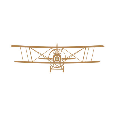 Airplane Non-Wall Damaging Wall Decal