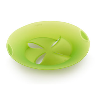 Couvercle en silicone brillant platine