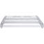 Séchoir à linge pliable 3 niveaux, support à linge vertical portable et pliable pour le rangement intérieur extérieur, blanc nacré
