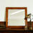 30X30" Modern Wood Square Flat Mirror