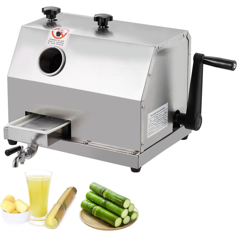 Centrifugeuse à sucre, avec 3 cylindres en acier inoxydable, 110 lb / h, sans roue