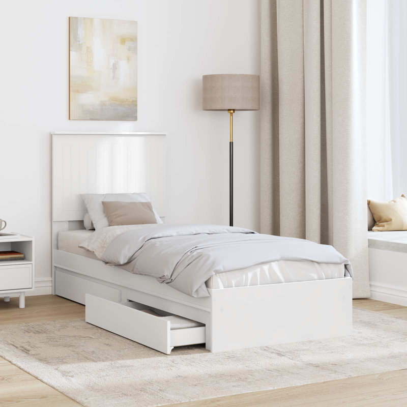 Bed, Small Single (2'6), White