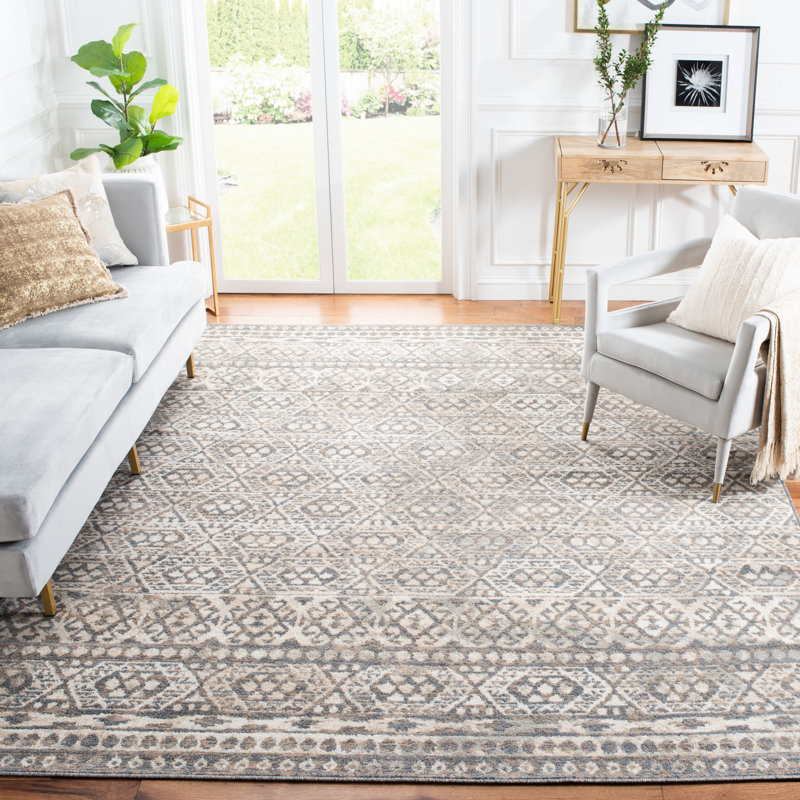 Dolan Pyramid Performance Geometric Rug, Rectangle 8' x 10'