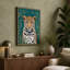 Leopard Portrait Modern - Wrapped Canvas-816919146-816919148
