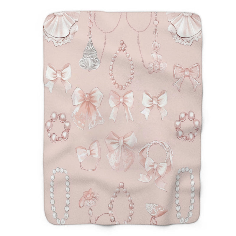 Couverture rose 1 pièce de qualité supérieure, L 60 po x L 80 po
