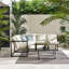 Saejin Outdoor 5 Seater Garden Corner Sofa Lounge Set for Modern Garden Patio (Cover Included)-352174738