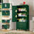 71" Tall Metal Pantry Cabinet, Steel Storage Cabinets with 2 Doors, 2 Adjustable Shelf and 2 Drawers, Used as Kitchen Cabinet, Freestanding Cupboard for Kitchen, Office, Living Room (Green)-1270243549