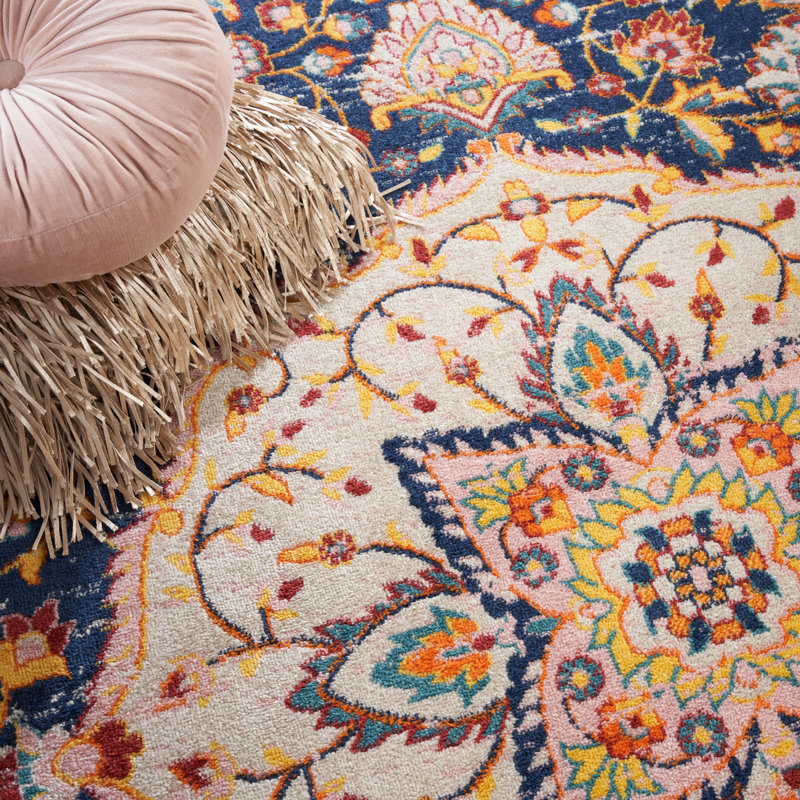 Bloomburg Oriental Indoor / Outdoor Rug, Rectangle 8' x 10'