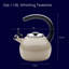 Enamel On Steel Whistling Induction Teakettle with Flip-Up Spout, 2-Quart-75288991