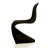 Modholic Wave Chair, Black Matte-2121390878