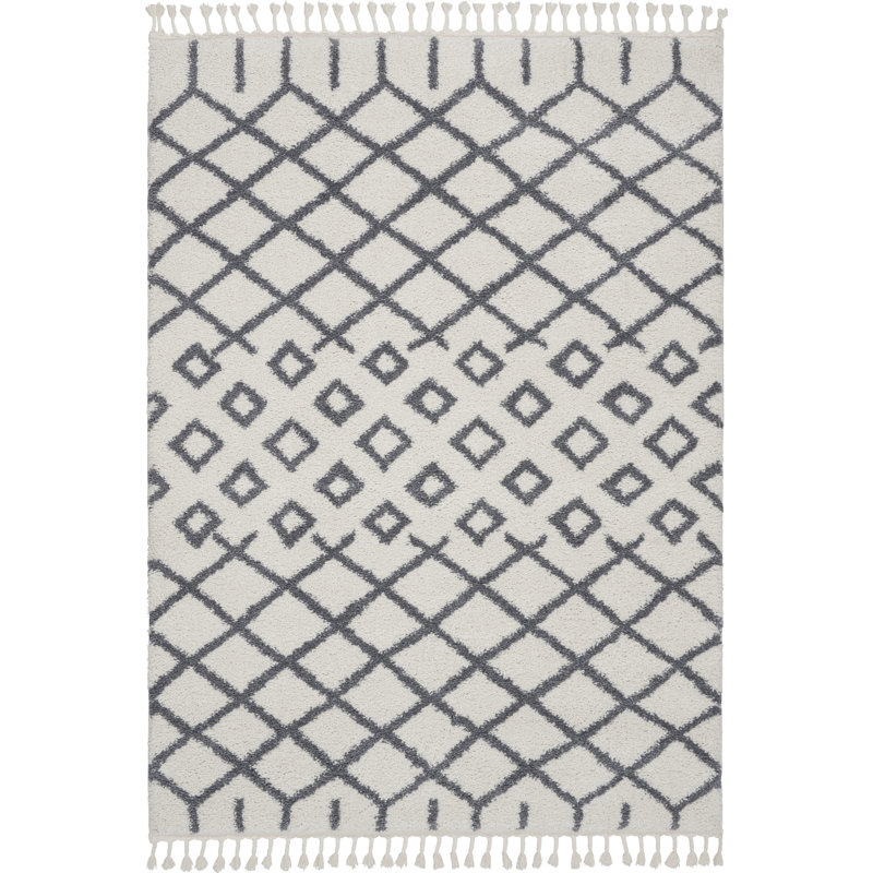 Tapis marocain Alexia Tribal, Rectangle 5 pi 3 po x 7 pi 11 po
