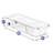 Small Fridge Organizer on Wheels 2 Pack