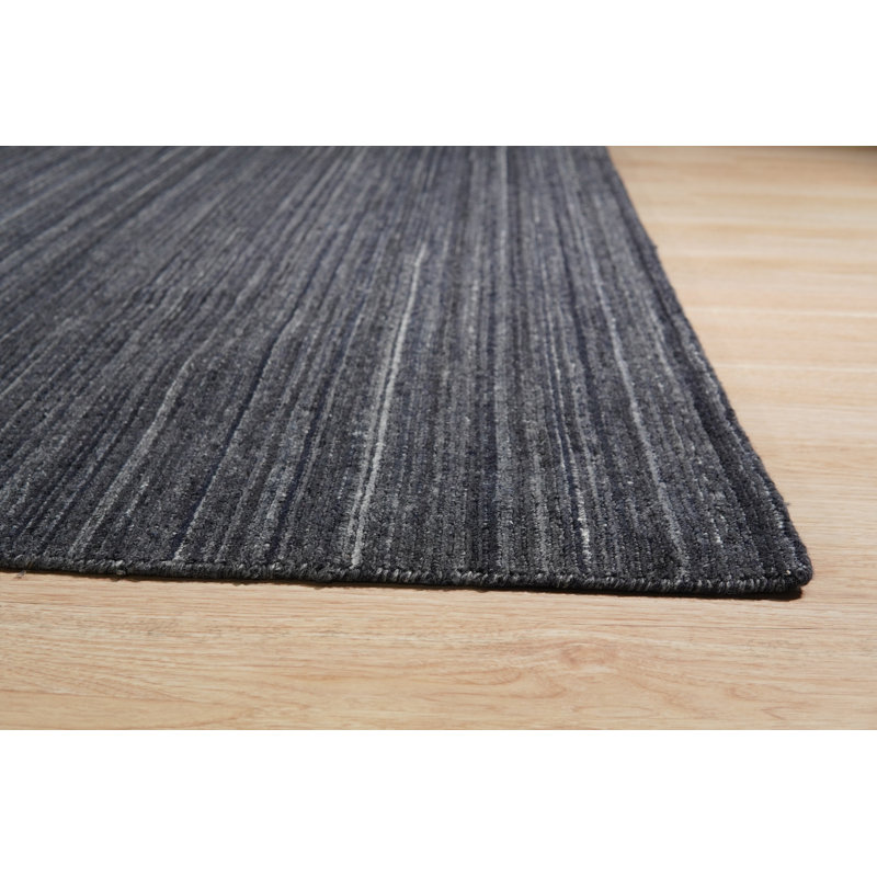 Tapis gris anthracite Lori Baft Gabbeh, Rectangle de 10 pi x 14 pi