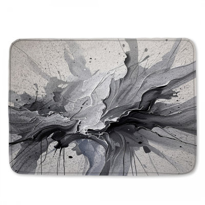 Tapis de bain abstrait