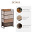 Pismo 58cm W 5 - Drawer Chest of Drawers