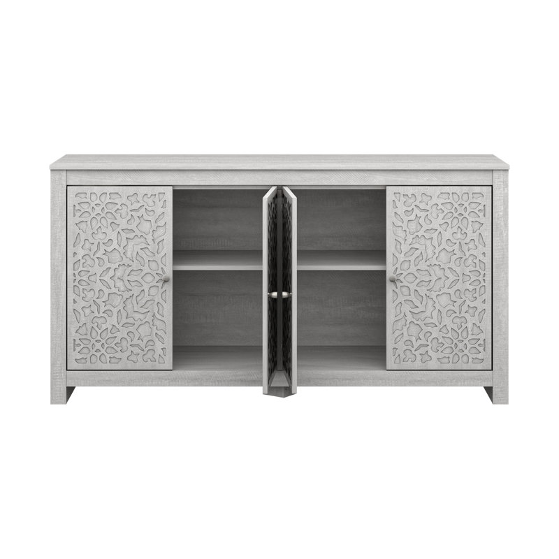 Arrastia 58.4" Wide Sideboard, Dusty Gray Oak