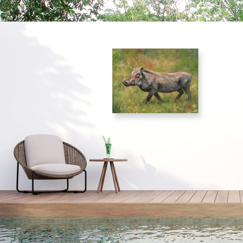 Toile d'extérieur David Stribble Warthog, H 14 po x l 19 po