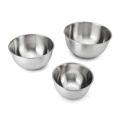KitchenAid® 3-Piece Stainless Steel Mixing Bowl Set