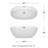 Juno 63'' x 32'' Soaking Acrylic Bathtub-50480663