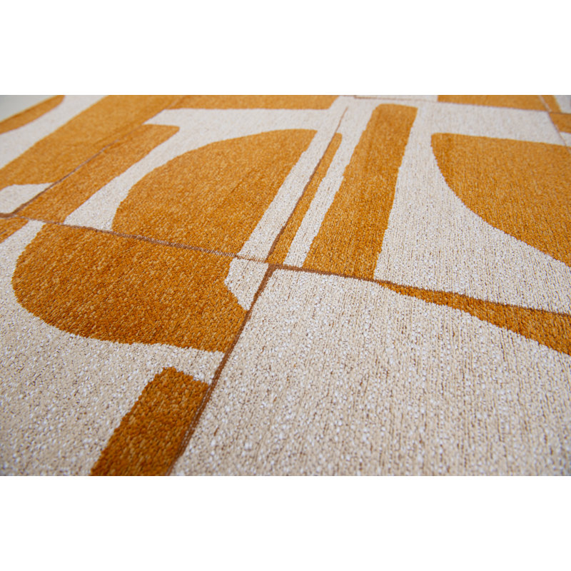 Abstract Area Rug, Round 140cm