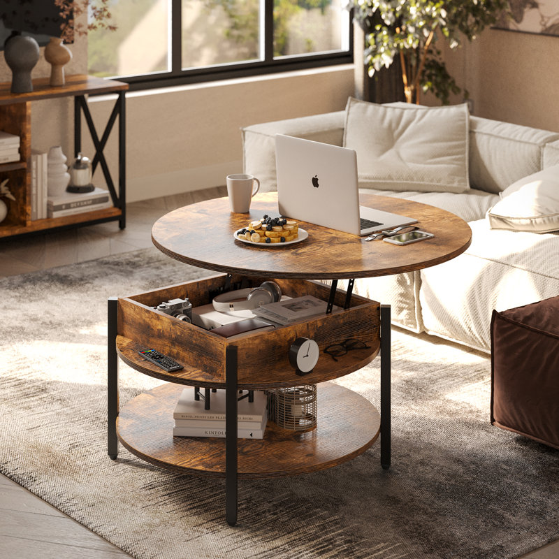Table basse, Brun rustique