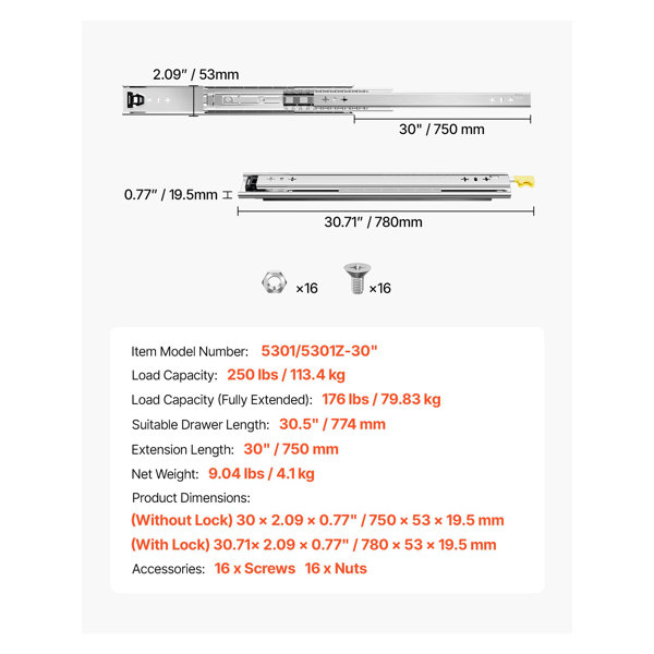 Dimensions du produit