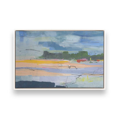Twilight's First Glow On Canvas by Jan Weiss Print