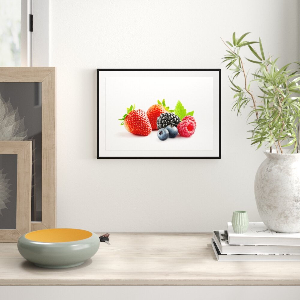 Gerahmtes Poster Frisches Obst