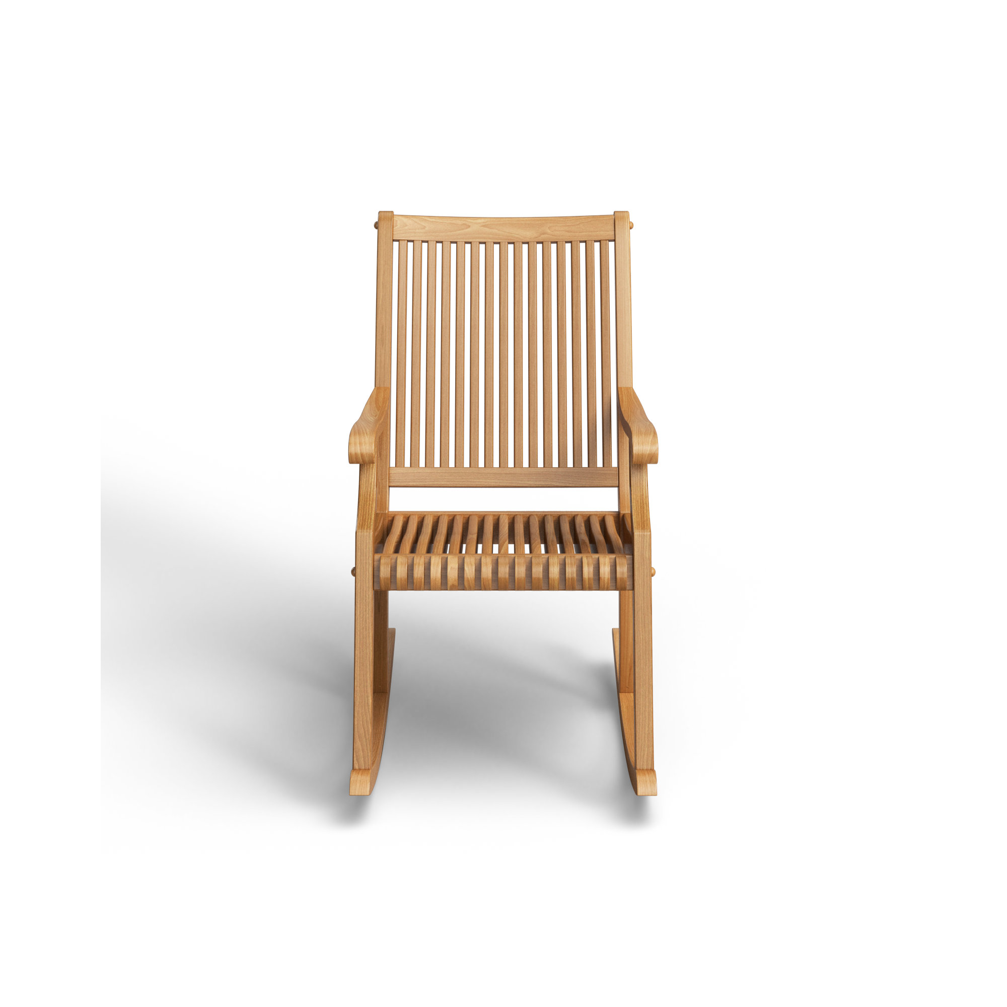 Argon Teak Wood Porch Rocking Chair