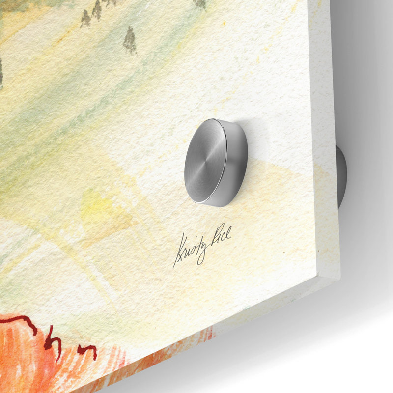 Art mural en verre Winston Porter «Lookout Point» par Kristy, H 24 po x l 24 po x P 0,2 po