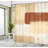 Adrinne Abstract Shower Curtain with Hooks Included-938244081-905269251