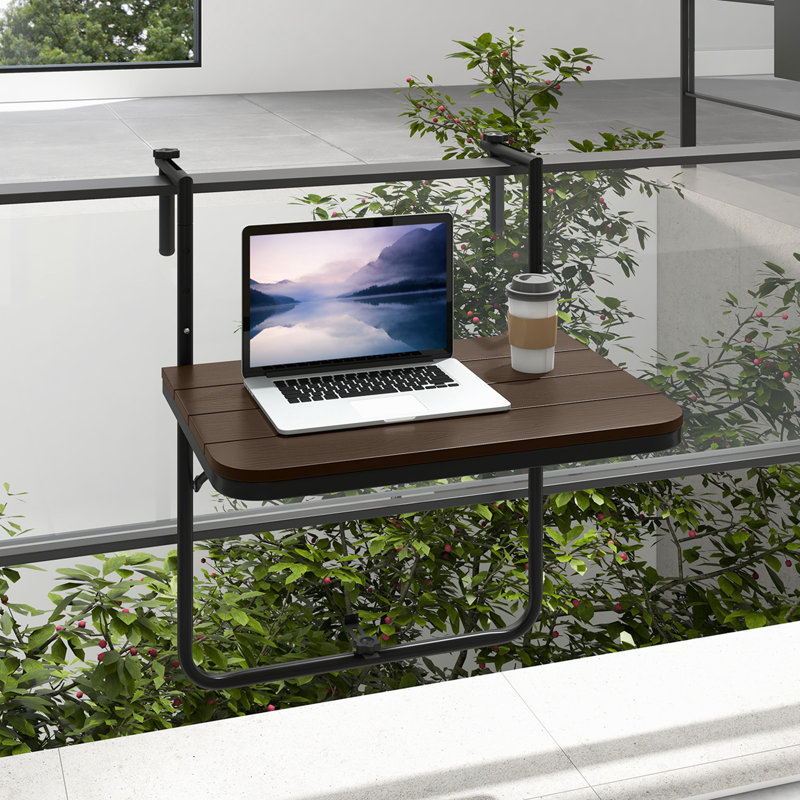 Table pliante rectangulaire en plastique réglable 24 po