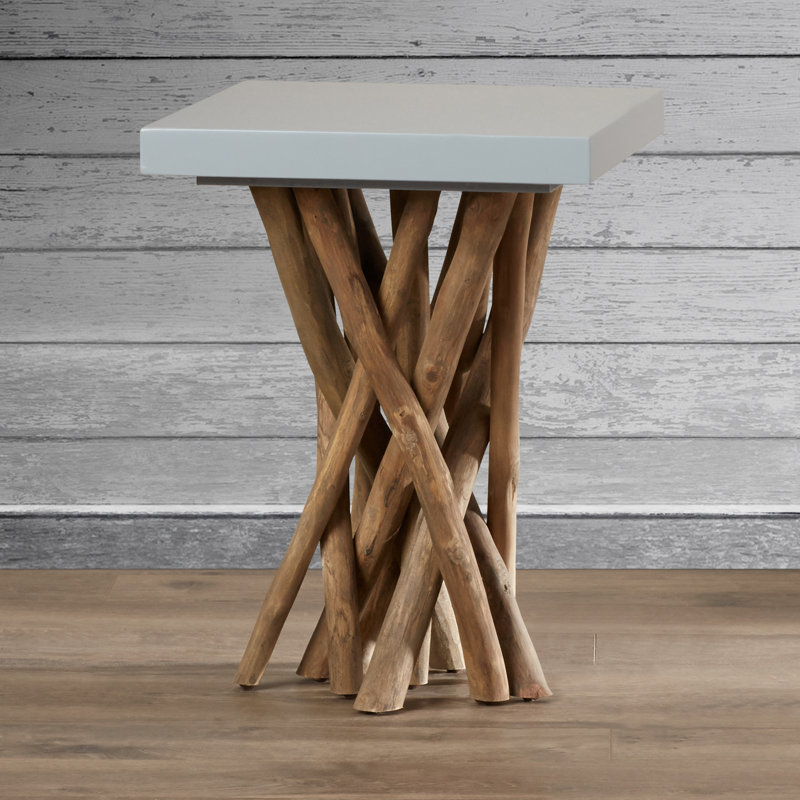 Nafni End Table, Gray