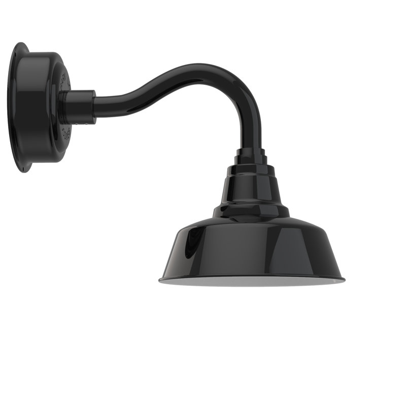 Destinee LED Barn Light, 13.13" H x 10" W x 23" D, Black