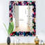 Miroir de salle de bain/meuble-lavabo obsidian fleuri 26-40101923