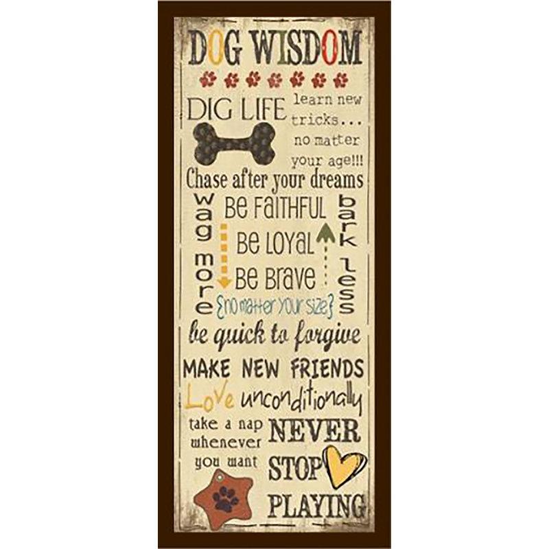 " Dog Wisdom " by Jo Moulton