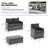 Betsi 4 - Person Patio Conversation Set with Cushions-16773628