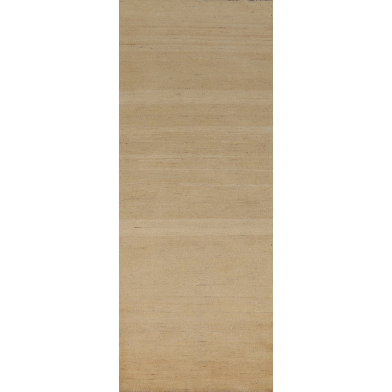 Striped Gabbeh Modern Runner Rug 3x10