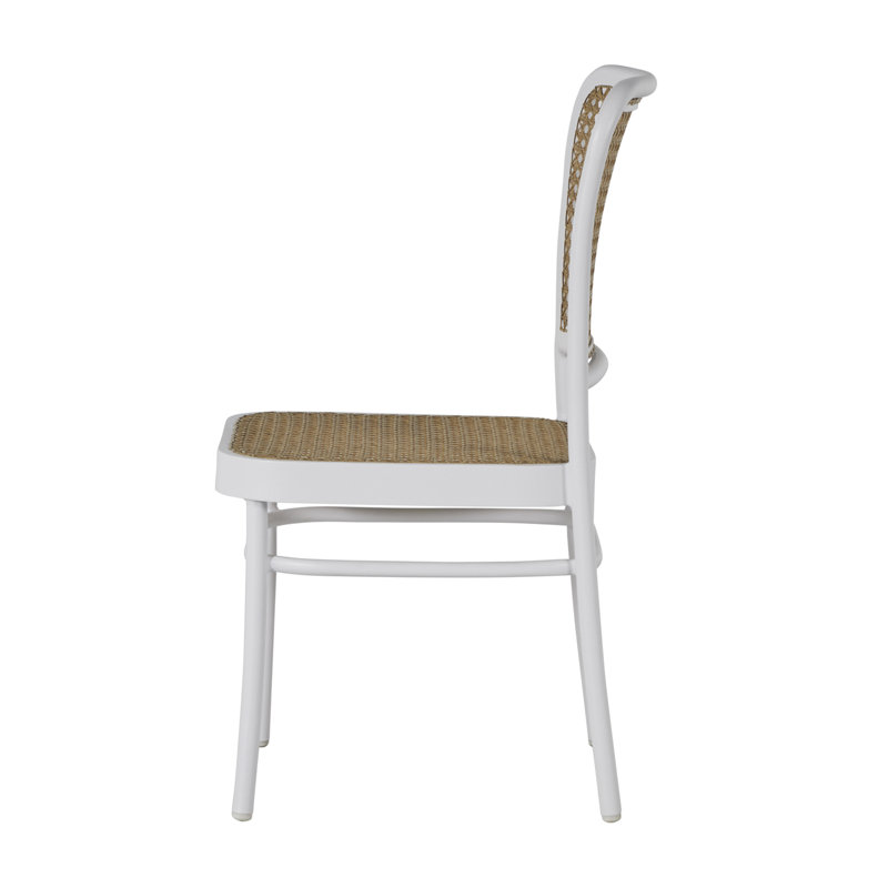 Bordeaux Patio Dining Side Chair, Natural Sunbrella®