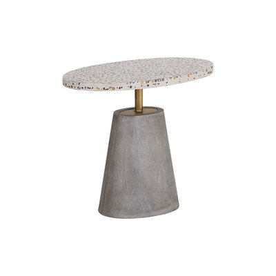Concrete Top End Table