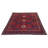 Isabelline Hand Made Transitional Large Red Area Rug - 4'4'' X 6'9''
