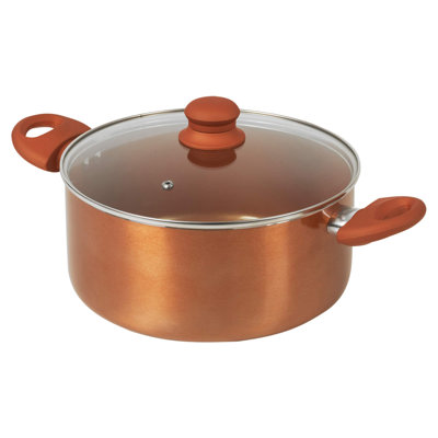 Canora Grey Kerynia 3.79L Non-Stick Aluminum Round Dutch Oven