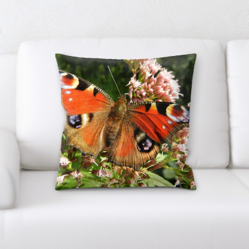 Coussin décoratif papillon