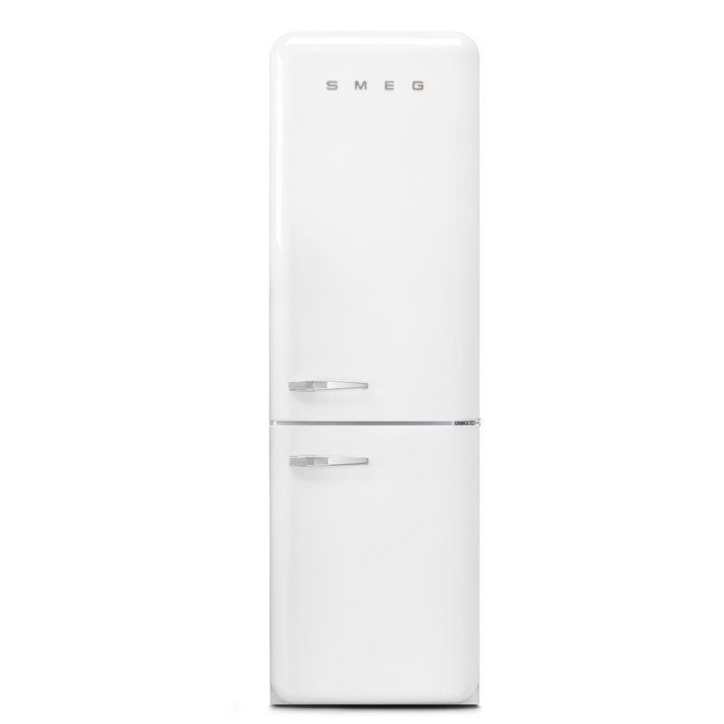 SMEG Réfrigérateur de 12,8 pieds cubes Energy Star des années 50, Droite, Blanc
